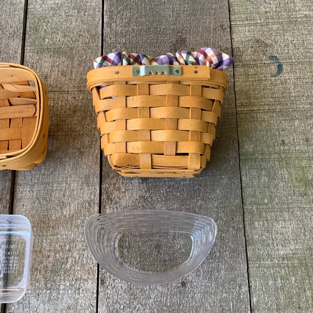 Longaberger Baskets, Oregano and Parsley Booking Baskets - Picture 5 of 7